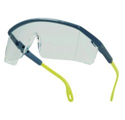 Gafas deltaplus de proteccion policarbonato monobloque incoloro color gris-amarilla uv400