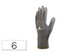 Guantes deltaplus poliester antideslizante lavable especial para manipulacion y manutencion gris talla 6
