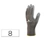Guantes deltaplus poliester antideslizante lavable especial para manipulacion y manutencion gris talla 8