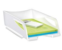 Bandeja sobremesa cep maxi de gran capacidad plastico blanca 386x270x115 mm