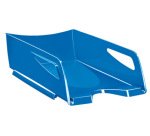 Bandeja sobremesa cep maxi de gran capacidad plastico azul 386x270x115 mm
