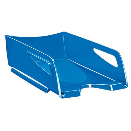 Bandeja sobremesa cep maxi de gran capacidad plastico azul 386x270x115 mm