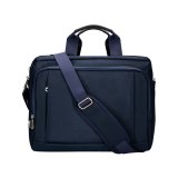 Maletín para portátil 15,5" Q-connect azul 1 asa 1 bolsillo