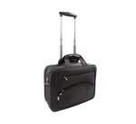 Maletín para portatil con ruedas q-connect 16\" negro 1 asa 2 bolsillos exteriores