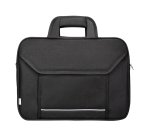 Maletín para portátil 15,4" Q-connect negro 1 asa 2 bolsillos Negro