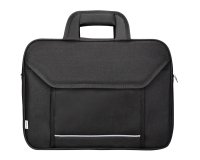 Maletín para portátil 15,4" Q-connect negro 1 asa 2 bolsillos Negro