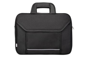 Maletín para portátil 15,4" Q-connect negro 1 asa 2 bolsillos Negro
