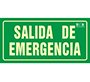 Pictograma syssa señal de salida de emergencia en pvc fotoluminiscente 320x160 mm