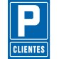 Pictograma syssa señal de parking clientes en pvc 210x297 mm