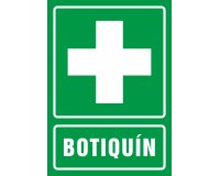 Pictograma syssa señal de botiquin en pvc 210x297 mm