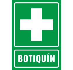 Pictograma syssa señal de botiquin en pvc 210x297 mm