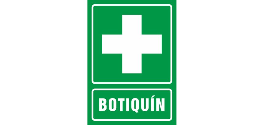 Pictograma syssa señal de botiquin en pvc 210x297 mm