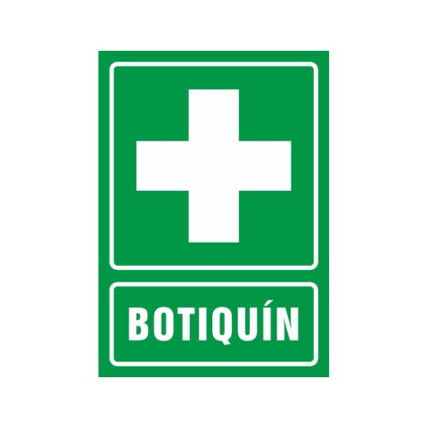 Pictograma syssa señal de botiquin en pvc 210x297 mm