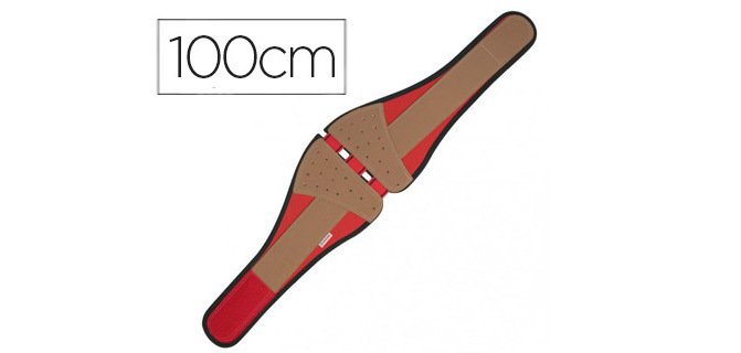 Cinturon faru antilumbago con cierre velcro talla 8 medida cintura 100 cm