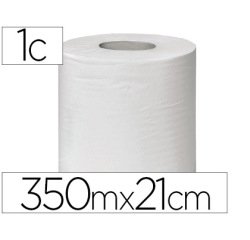 Papel secamanos buga 35x21cm reciclado 1 capa 43 g/m2 350 m