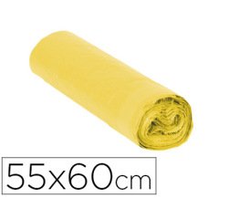 Bolsas de basura con Autocierre 30 micras 23L - Rollo de 15 bolsas