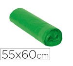 Bolsas de basura Verdes con Autocierre 30 micras 23L - Rollo de 15 bolsas 