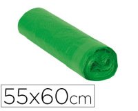 Bolsas de basura Verdes con Autocierre 30 micras 23L - Rollo de 15 bolsas