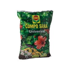 Sustrato compo universal para plantas de interior y exterior saco de 5 litros