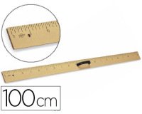 Regla para encerado faibo plastico imitacion madera 100 cm