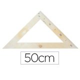 Escuadra para encerado faibo plastico imitacion madera 50 cm