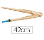 Compas para encerado faibo de plastico imitacion madera 42 cm