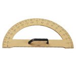 Semicirculo para encerado faibo plastico imitacion madera 33,4 cm