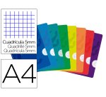 Libreta escolar oxford openflex tapa flexible optik paper 48 hojas din a4 cuadro 5 mm colores surtidos