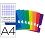 Libreta escolar oxford openflex tapa flexible optik paper 48 hojas din a4 cuadro 5 mm colores surtidos