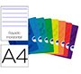 Libreta escolar oxford openflex tapa flexible optik paper 48 hojas din a4 rayado horizontal colores surtidos