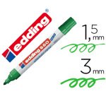Rotulador edding para pizarra blanca 660 color verde punta redonda 1,5-3 mm
