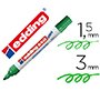 Rotulador edding para pizarra blanca 660 color verde punta redonda 1,5-3 mm