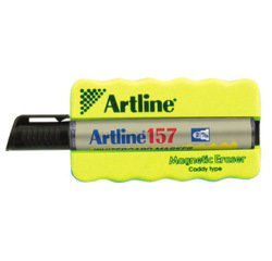 Borrador artline pizarra blanca magnetico con rotulador ek-157 negro