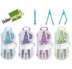 Compas liderpapel micrometrico con adaptador color