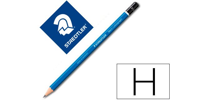 Lapices de grafito staedtler mars lumograph 100 h unidad