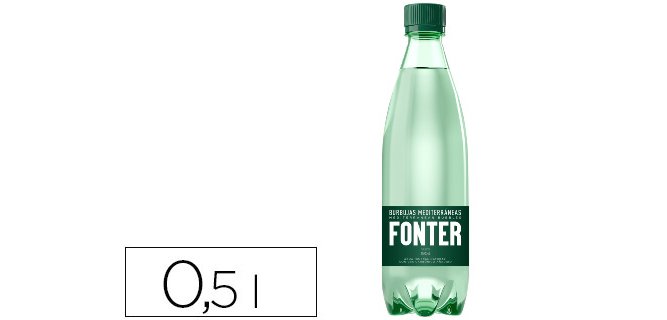 Agua con gas Fonter - botella 50 cl