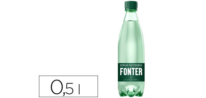 Agua con gas Fonter - botella 50 cl