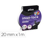 Cinta adhesiva plico imantada 20mm x 1m