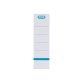 Etiqueta carton elba para archivador palanca lomo 80 mm color blanco 190x54 mm bolsa de 10 unidades