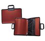 Cartera portadocumentos liderpapel roja con asa y cremallera 400x45x300 mm