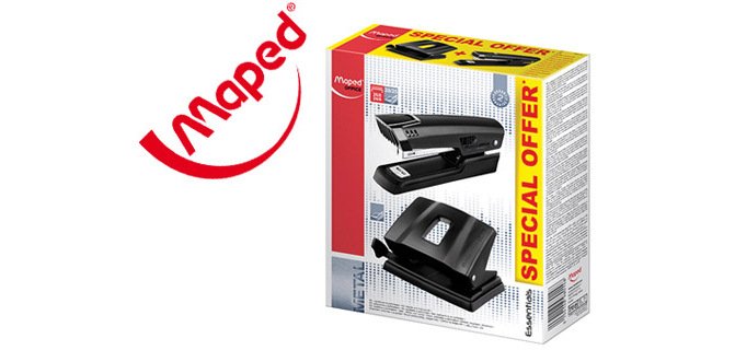 Grapadora + taladradora maped essentials