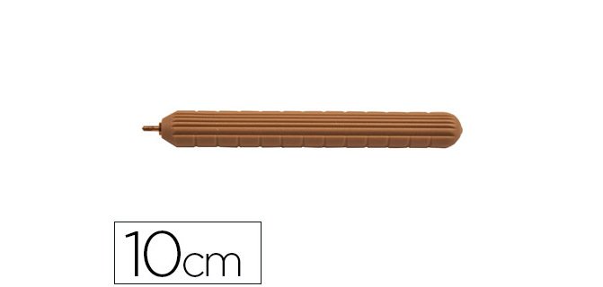 Punzon faibo plastico imitacion madera con punta de acero latonado