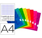 Libreta escolar oxford tapa flexible optik paper openflex 48 hojas din a4 cuadro 4 mm colores surtidos