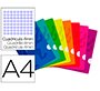 Libreta escolar oxford tapa flexible optik paper openflex 48 hojas din a4 cuadro 4 mm colores surtidos