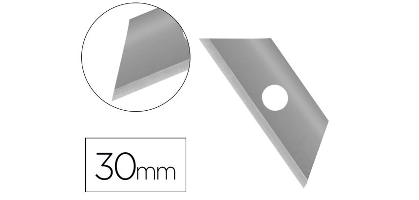 Repuesto cuter q-connect estrecho para modelo kf16818 cuchilla 9 mm blister 10 unidades