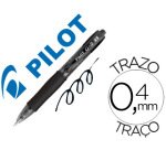 Boligrafo pilot g-2 pixie negro tinta gel retractil sujecion de caucho