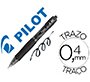 Boligrafo pilot g-2 pixie negro tinta gel retractil sujecion de caucho