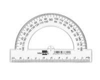 Semicirculo liderpapel 10 cm plastico