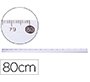 Regla q-connect metalica aluminio 80 cm