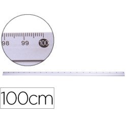 Regla q-connect metalica aluminio 100 cm